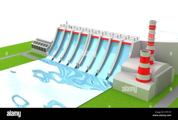 Гидроэлектростанция это для детей