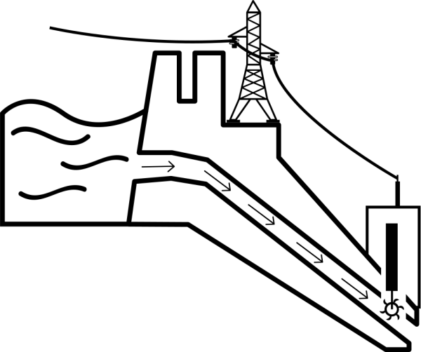 Гидроэлектростанция иконка