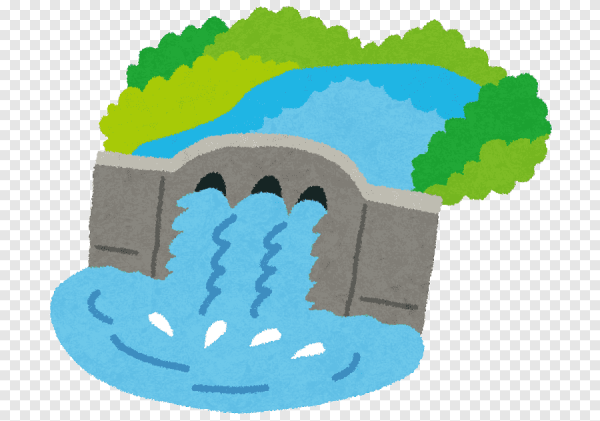 Гидроэлектростанция без фона