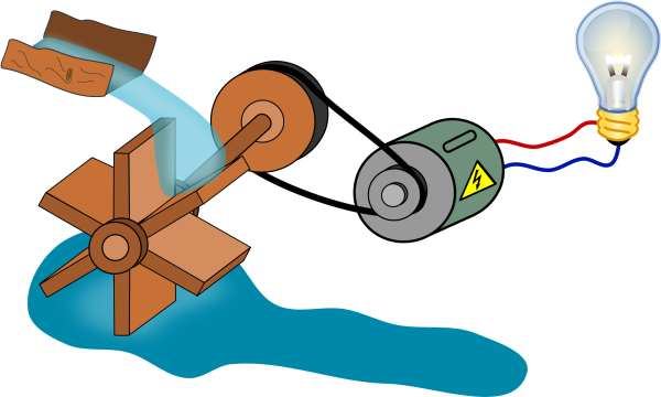 Гидроэлектростанция рисунок для детей