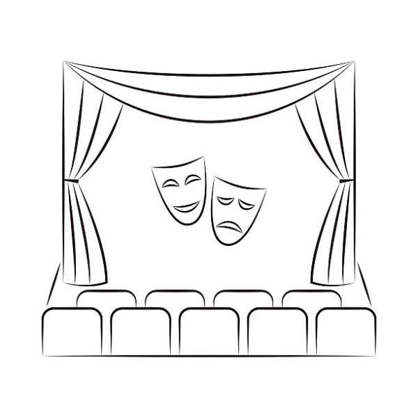 Театр рисунок