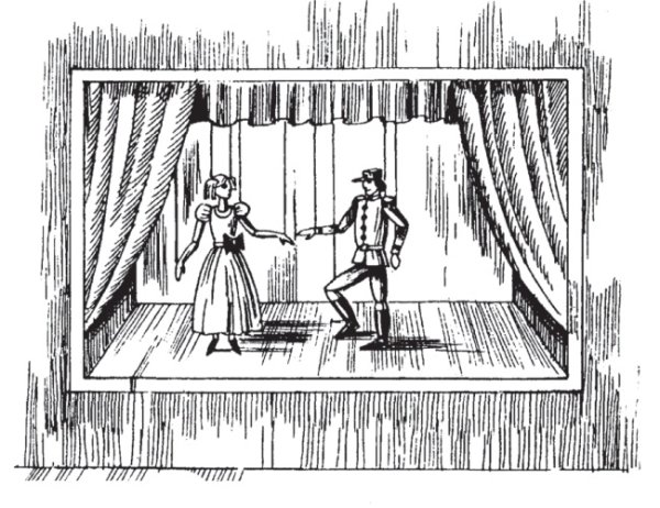 Сцена из спектакля рисунок