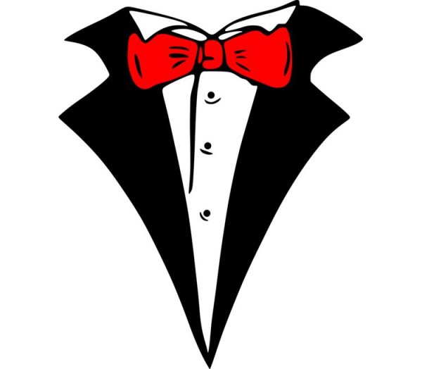 Фрак с бабочкой