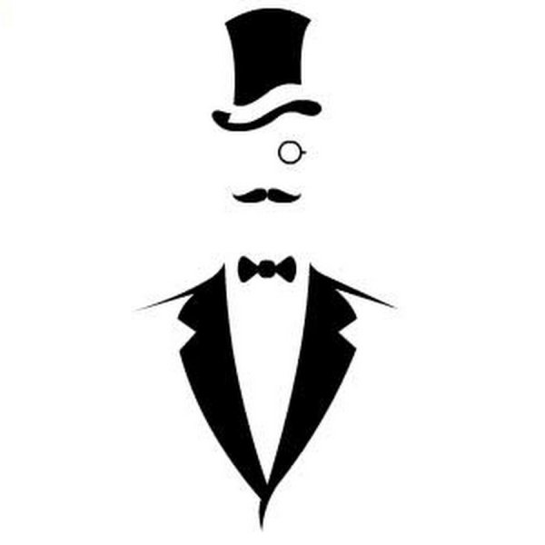 Логотип джентльмен