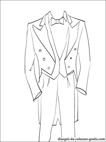 Костюм раскраска