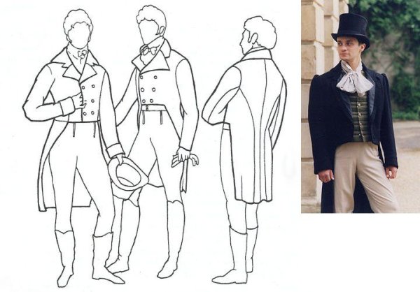 Сюртук рисунок