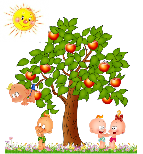 Садовые деревья для детей