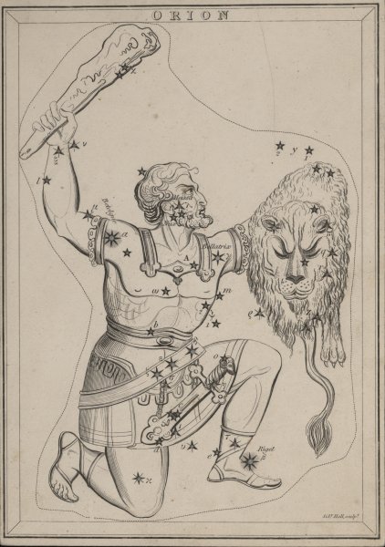 Изображение созвездия Орион