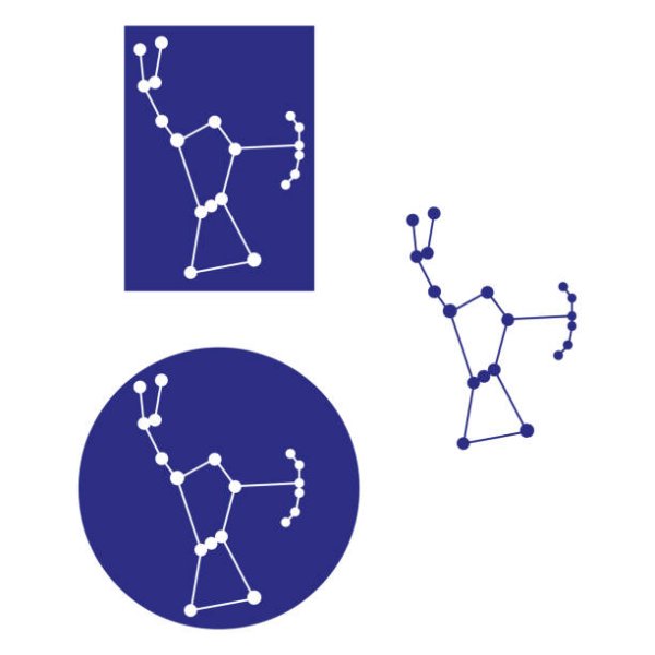 Созвездие Орион вектор