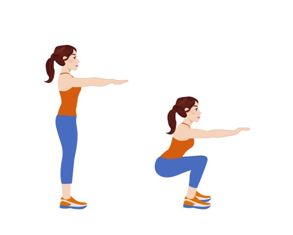 Приседания упражнения