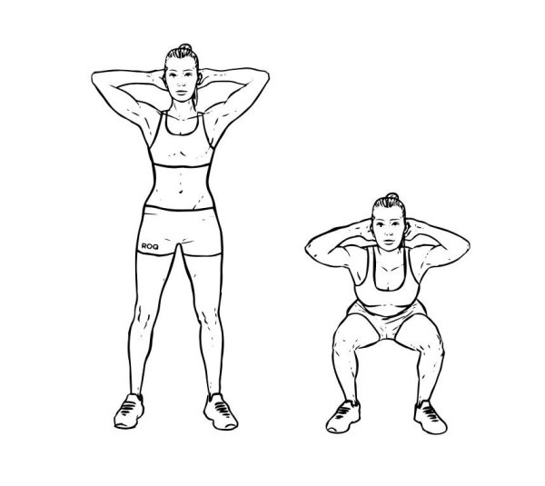 Сумо-приседание с выпрыгиванием