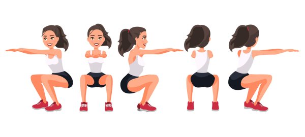 Упражнение приседания для детей