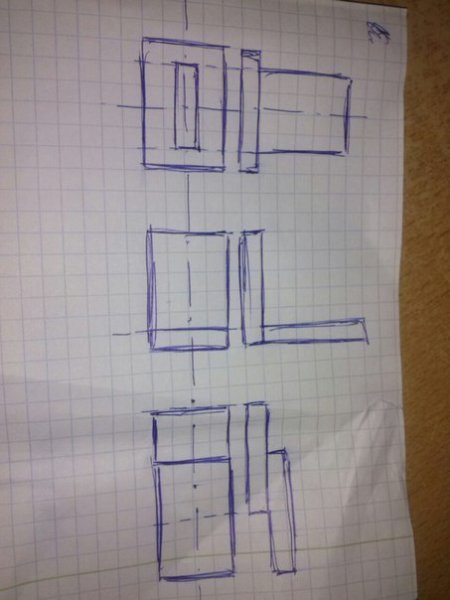 Черчение спичечный коробок