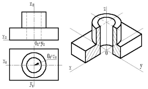 Техническая деталь черчение