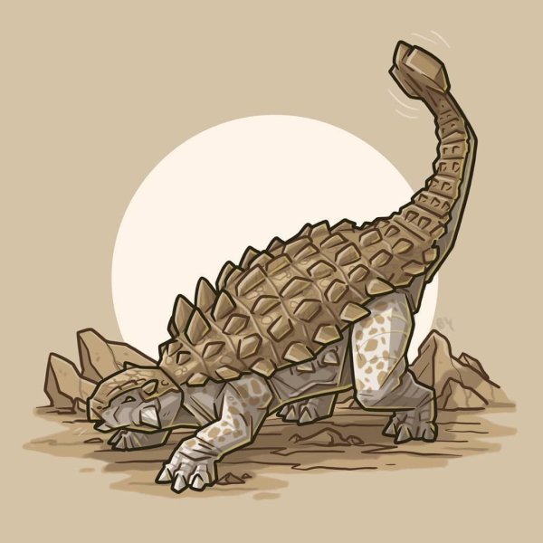 Анкилозавр мир Юрского периода