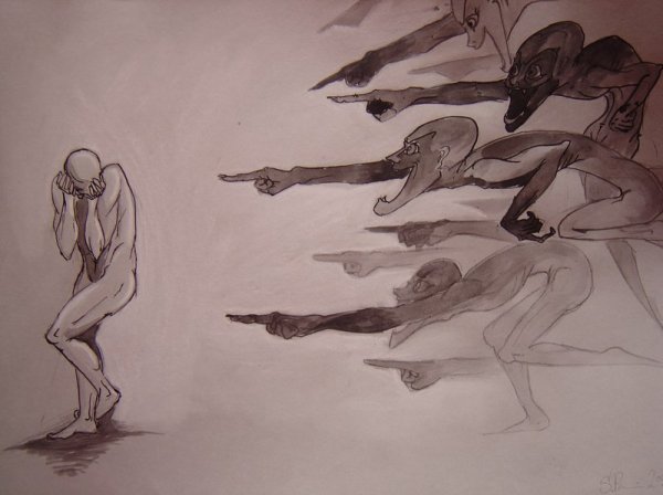 Рисунки на тему социофобия