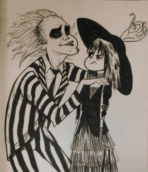 Битлджус Лидия тату