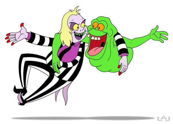 Тим Бертон Битлджус тату