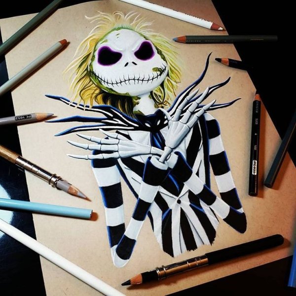 Битлджус скетч