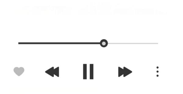 Кнопки плеера на прозрачном фоне