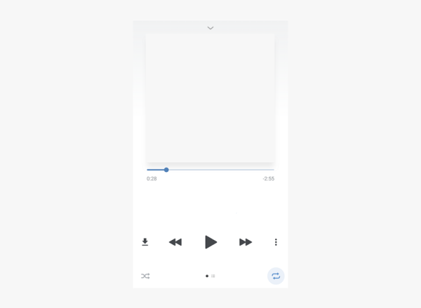 Рамка музыкальный плеер
