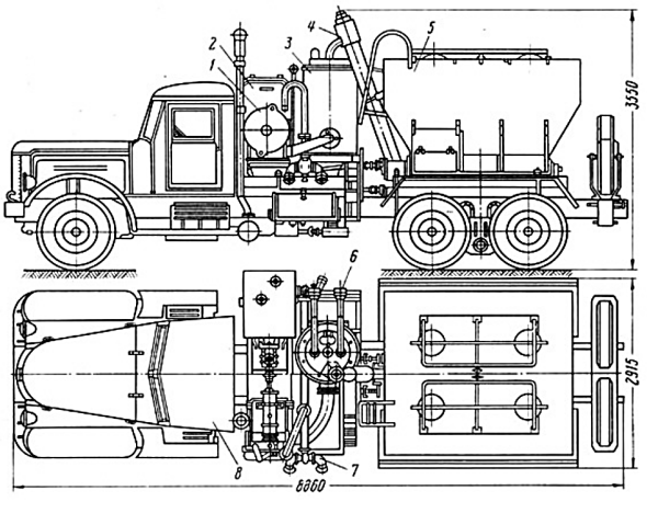 Схема насосного агрегата 4ан-700