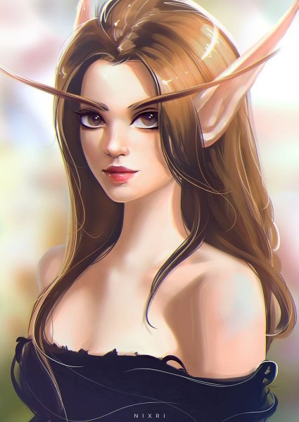 Nixri Warcraft Elf Art