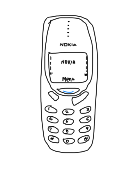 Nokia 3310 чертеж