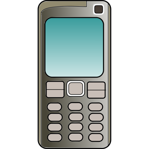 Мобильный телефон рисованный