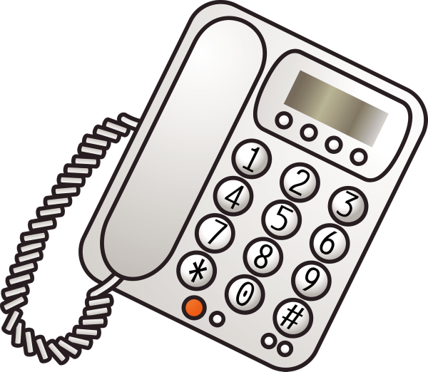 Телефон стационарный рисунок