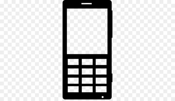 Значок кнопочный мобильник