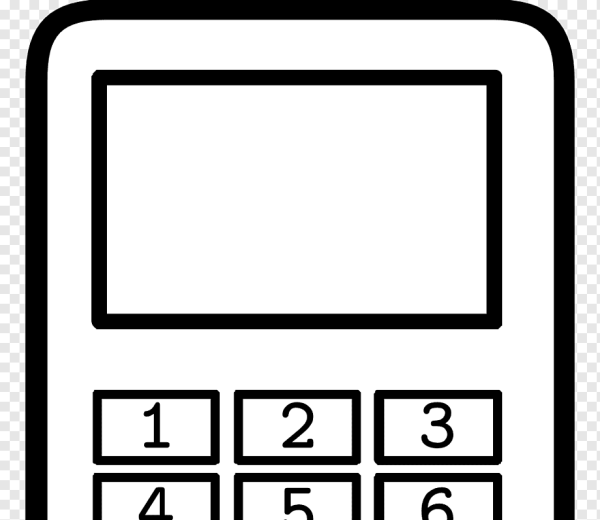 Шаблон телефона для детей