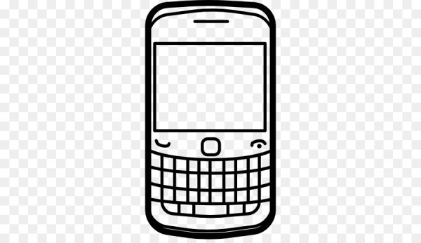 Нарисованный мобильный телефон