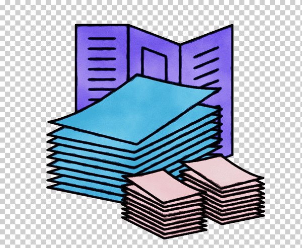 Брошюра на прозрачном фоне