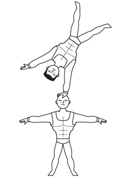 Акробатика рисунки