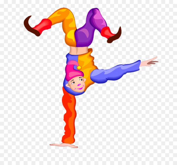 Мультяшные акробаты