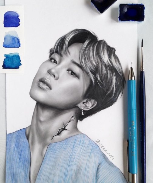 Портрет BTS Чимин