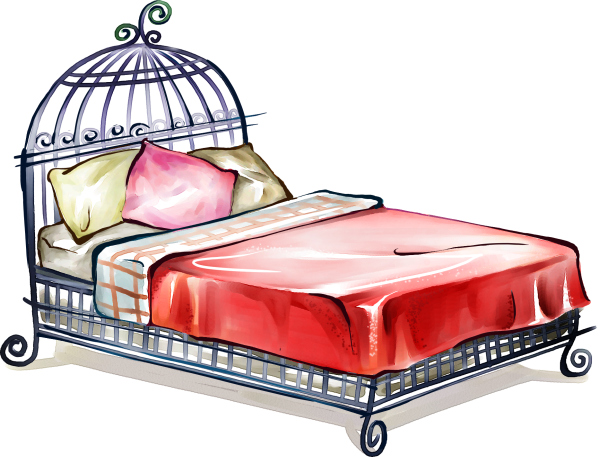 Кровать рисунок