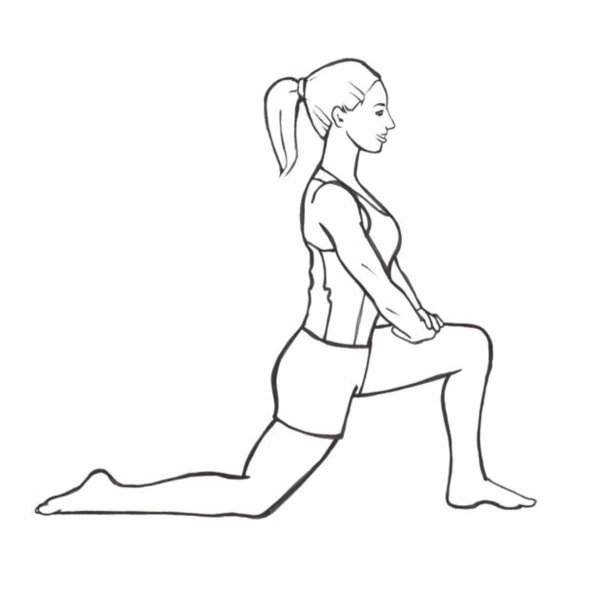 Стретчинг упражнения рисунок