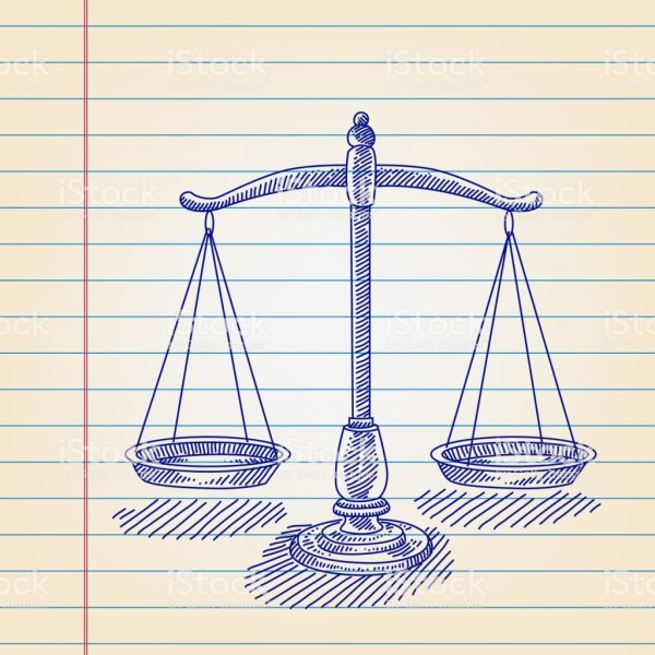 Механические весы рисунок