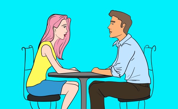 Свидание силуэт