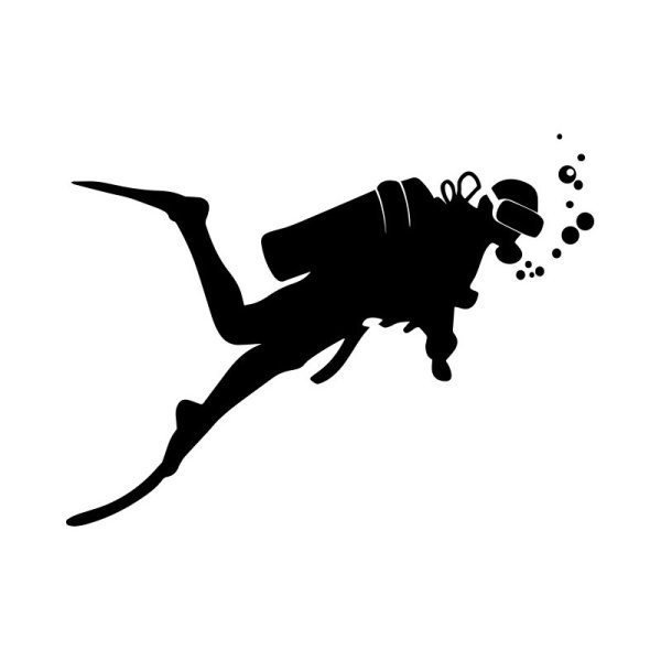 Водолаз вектор