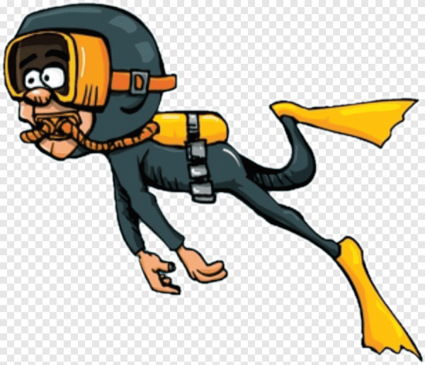 Водолаз мультяшный