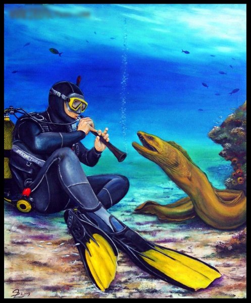 Водолаз арт