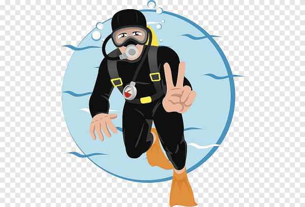 Водолаз мультяшный