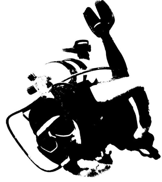 Наклейка водолазы