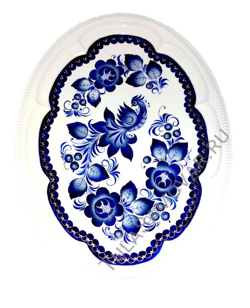 Гжельский поднос