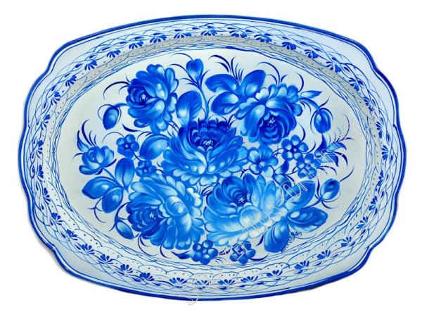 Гжель поднос