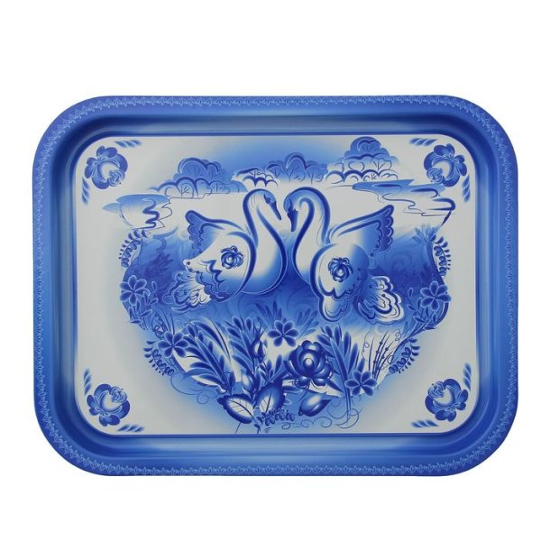 Гжельский поднос