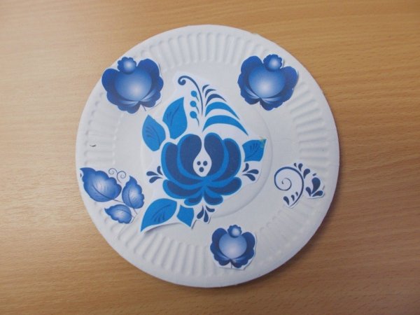 Гжель роспись тарелки 5 класс